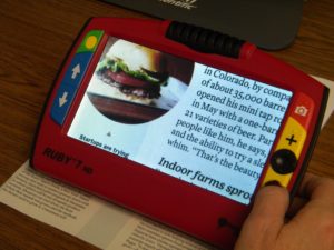 Handheld Video Magnifier Low Vision Aids